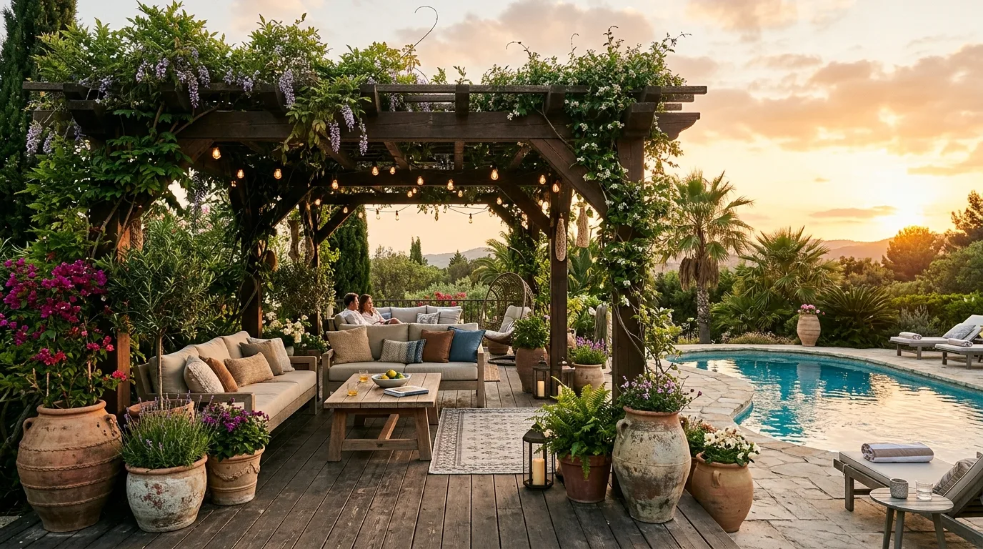 Dining Pavilion by the Pool